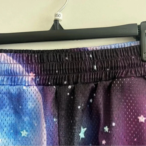 Shmeel New York Galaxy Mesh Gym Shorts Size Large - Picture 2 of 5